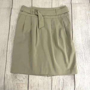 WORTHINGTON Women’s Tan Beige Belted Work Pencil Skirt Size 4 from JcPenney